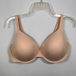 Victoria's Secret PINK Wear Everywhere Lightly Lined T-Shirt Bra 42D NWT Beige